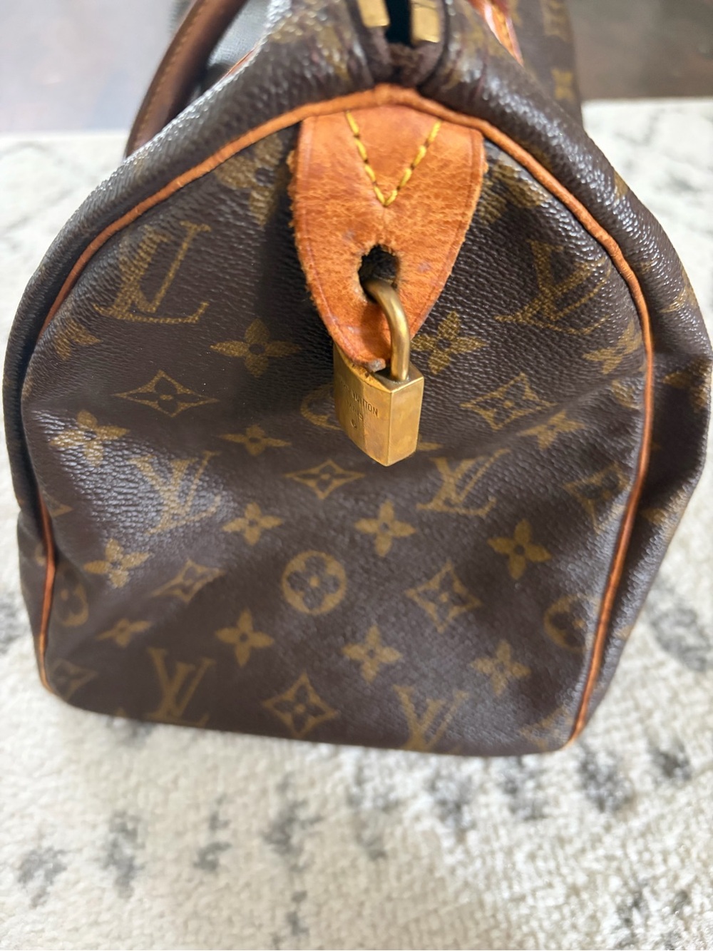 Louis Vuitton Speedy 30 Monogram Canvas Bag - Vintage - Picture 7 of 12